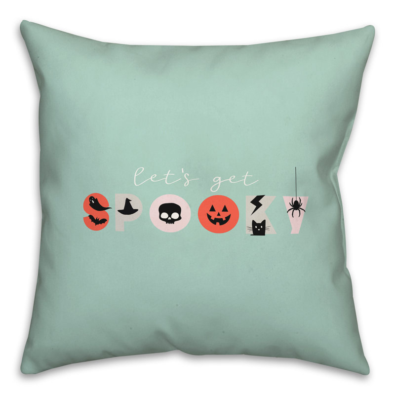  Housse et insert de coussin carré Get Spooky, 20 po X 20 po