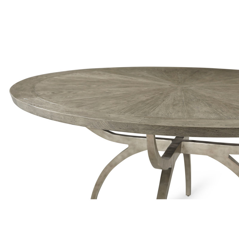 Echoes Round Solid Wood Dining Table, 64" L x 64" W