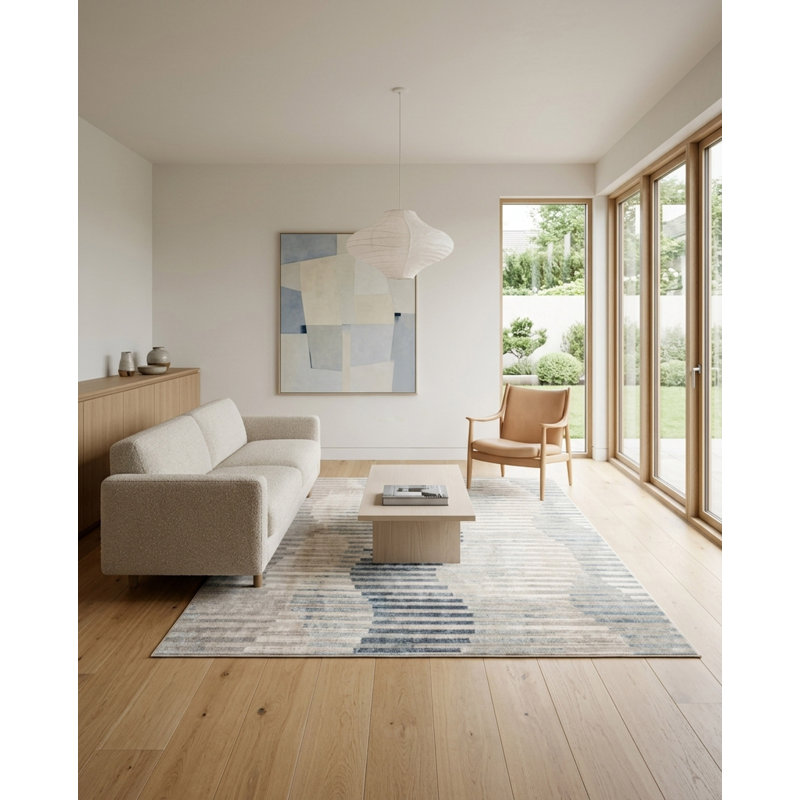 Kalliope Beige Rug, Rectangle 8' x 10'