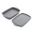 GreenPan Premiere Ovenware Healthy Ceramic Nonstick 14.6" x 9.5" Rectangular Baking Pan with Lid