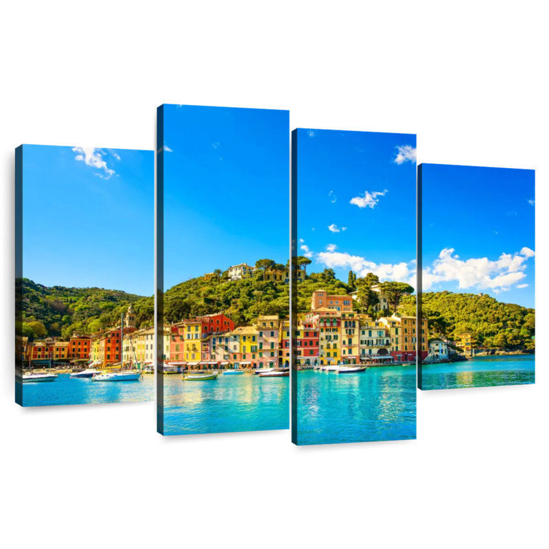 Nicci, pittoresque Portofino, H 27 po x l 43 po