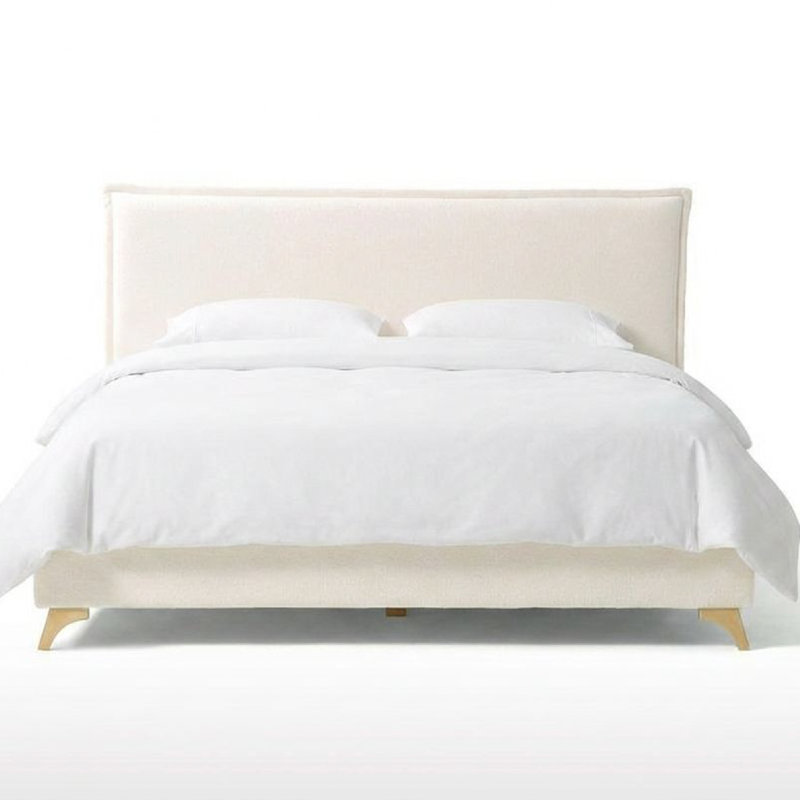 Base de lit Pelham, Grand, Crème Boucle