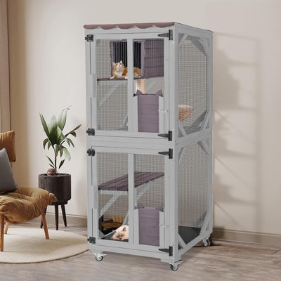 Enceinte de chat d'extérieur pour chat Catio