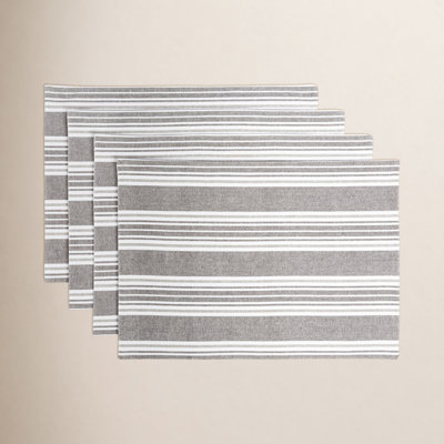 over&back Woven Striped Placemat