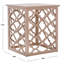 Table de bout de style traîneau en verre-1123644849