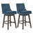 Aleksy Swivel Upholstered Counter Stool with Solid Wood Frame-87939655-87939660