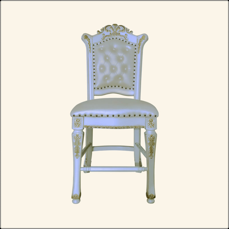 Ensemble de 2 chaises à hauteur de comptoir Vendome