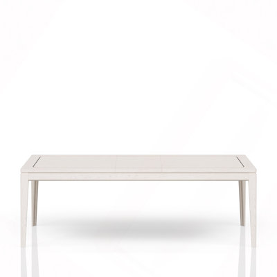 Expandable Leg Tablewith Metal Inlay