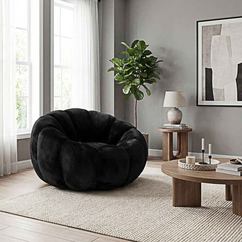 Fauteuil à billes pour adulte, Noir