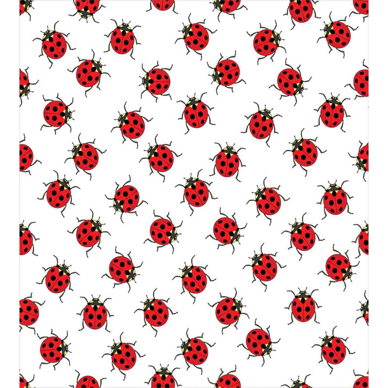 Cottage Americana Polyester Duvet Cover, Queen Duvet Cover + 2 Pillow Shams