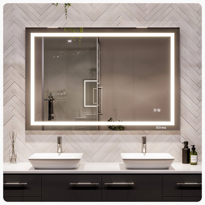 LED Rectangle Wall Mirror