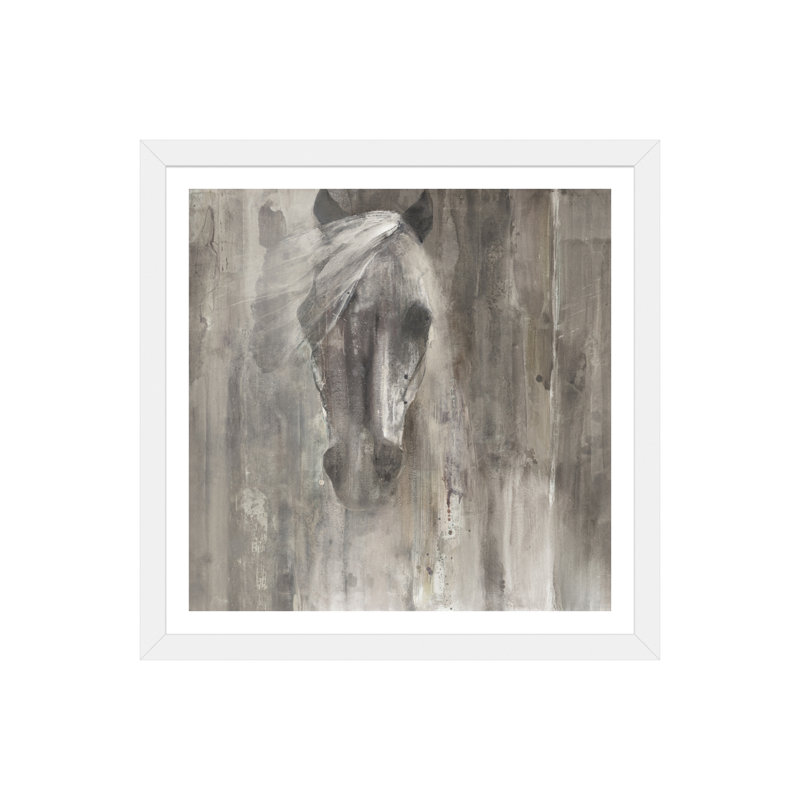 «Shadow Light», reproduction d'art, H 24 po x l 24 po x P 1 po, Cadre blanc, Blanc