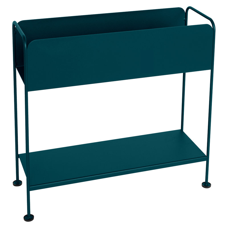 Picolino Metal Planter, Acapulco Blue
