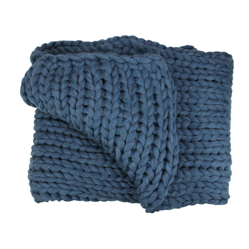Jeté 50 x 60, Bleu marine