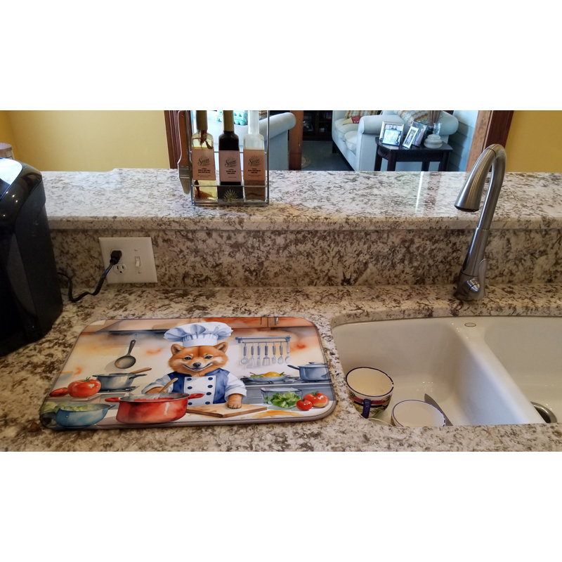 Finnish Spitz The Chef Dish Drying Mat