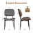 Modern Pu Leather Upholstered Dining Chairs,Solid Wood Backrest Side Chair for Kitchens,Living Rooms(Set of 2)-308162327