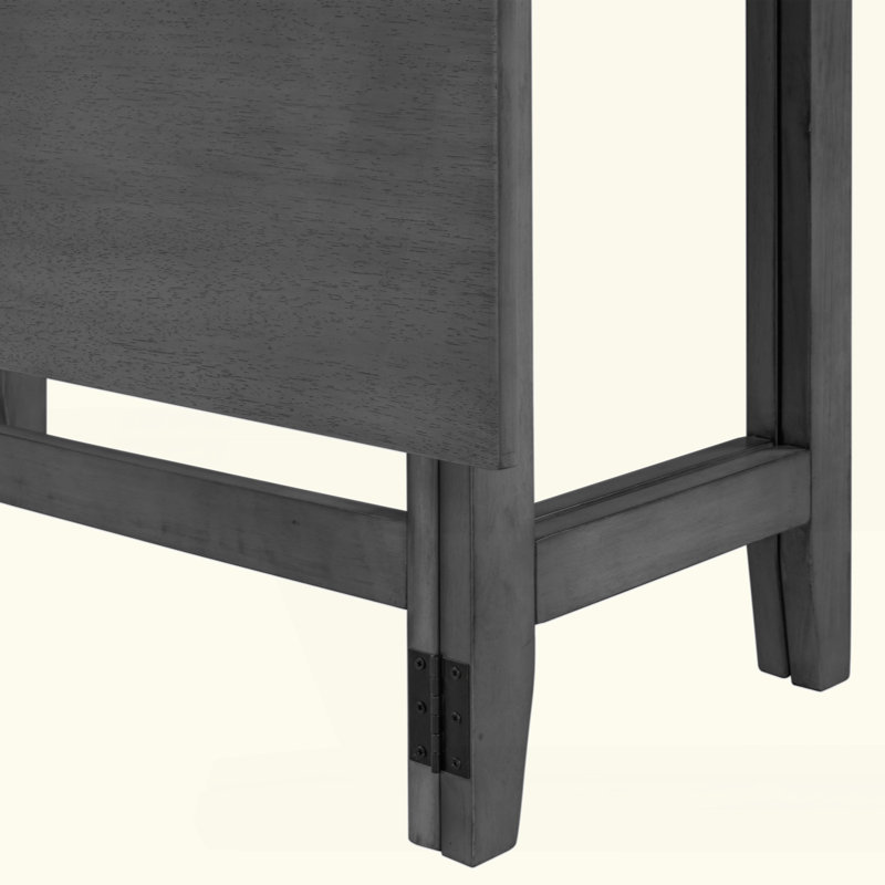 Table de salle à manger extensible Farmhouse, Gris