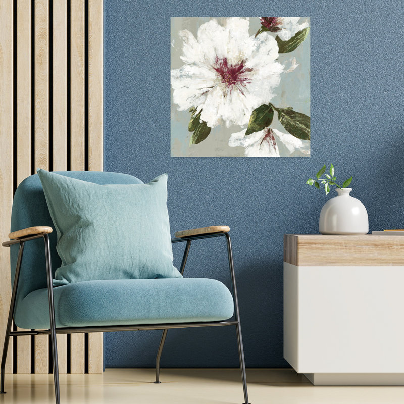 Olivia II, art floral délicat, élégant et délicat, H 18 po x l 18 po