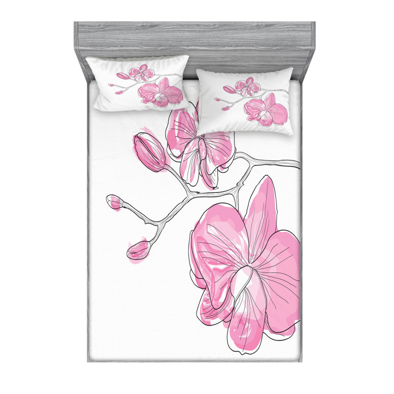 Microfiber Sheet Set, Queen Sheet Set + Fitted Sheet + 2 Pillowcases
