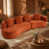 Tissu orange foncé n'est pas disponible