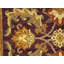 Tapis oriental mauve traditionnel fait à la main 4 x 6 Agra Jaipur