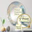Miroir mural en spirale Ocean Wave, art liquide II - MIR117220-95181400