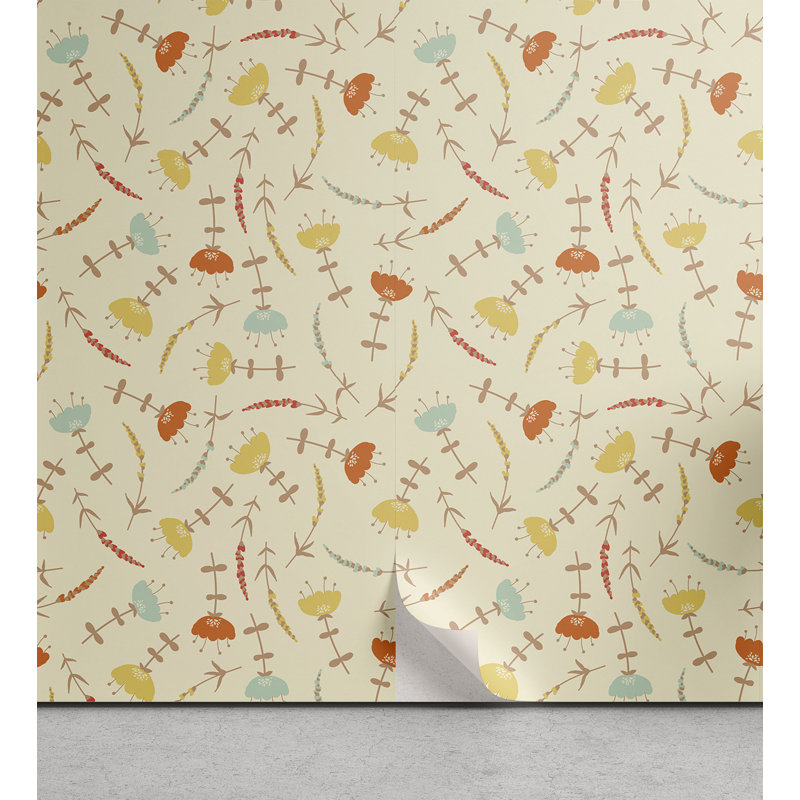 Rouleau de papier peint adhésif Hildagarde, L 13 po x L 72 po
