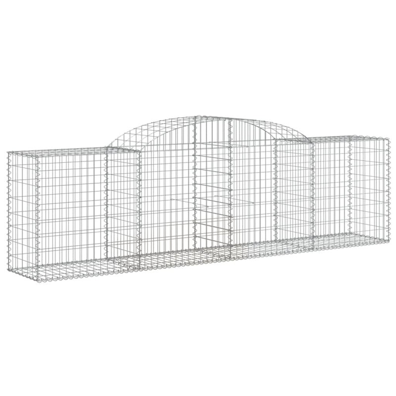 Clôture en métal argenté, 118,1 po x 19,7 po x 31,5 po / 39,4 po