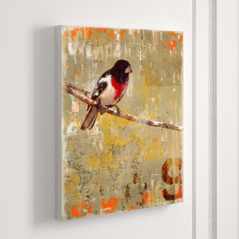 Aves 9 Print by Zoey Riley, 50" H x 40" W, Outdoor