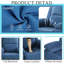 Ensemble de salon inclinable en tissu 3 pièces Burneyville (ensemble de 3)-87537990
