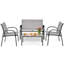 Krick Metal 4 - Person Seating Group-1006621382