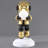 Gold Resin Free form Floor Lamps-118377289