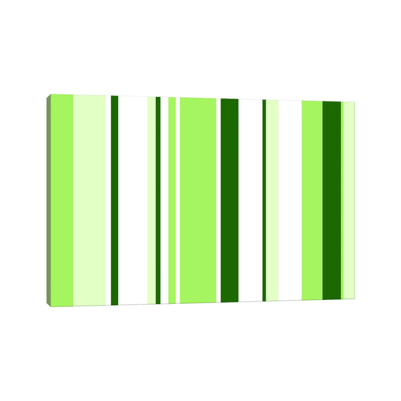 Sour Apple Green by Latitude Run - Wrapped Canvas Gallery-Wrapped Canvas Giclée, 20.32 cm H x 30.48 cm W