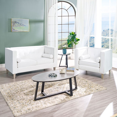 Causeuse et fauteuil d'appoint Luxury