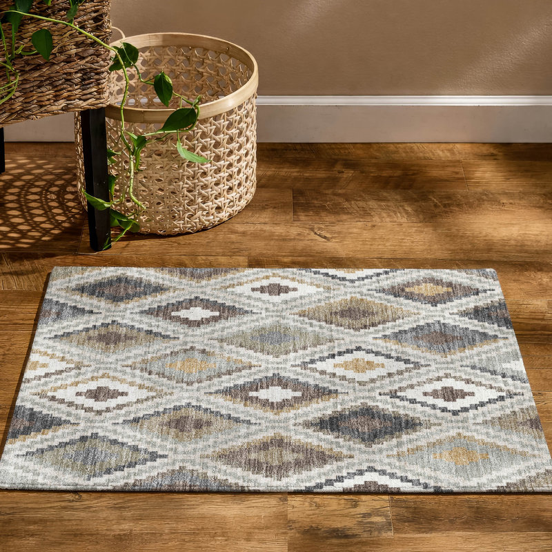 Tapis de qualité supérieure lavable à la machine Mayfield AMF2331, Taupe, 1 pi 8 po x 2 pi 6 po