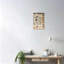 Impression sur affiche en fer-blanc de haute qualité, impression d'affiches de loup, durable, résistante à la décoloration, facile à accrocher, parfaite pour la maison, la cuisine ou le bar pour ajouter un charme rustique ou moderne.