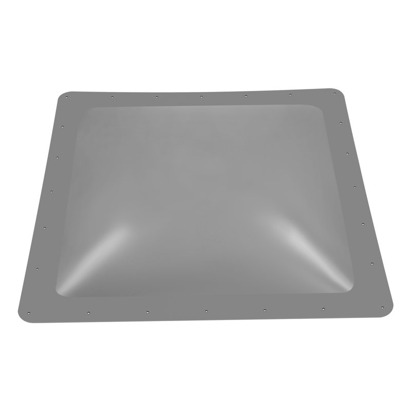 Puits de lumière PC résistant aux rayons UV pour les camping-car et les camping-car Remplacement direct avec teinte fumée