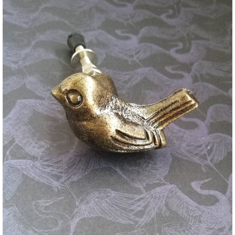 Antique Bronze Wren Knob