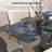 Rectangular Blue Microlite Stone Dining Table Sets-102627710