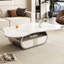 Table basse en forme de papillon avec tablette de rangement et tiroir-124674688
