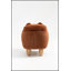 Upholstered Faux Fur Footstool