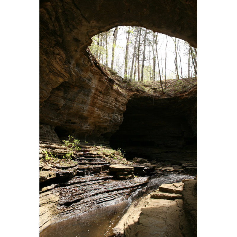 Natural Bridge Usa by JustinMcD - No Frame Art Prints on Canvas, 91cm H x 61cm W