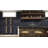Muir 6 Bottle Wall Mounted Wine Bottle Rack in Black