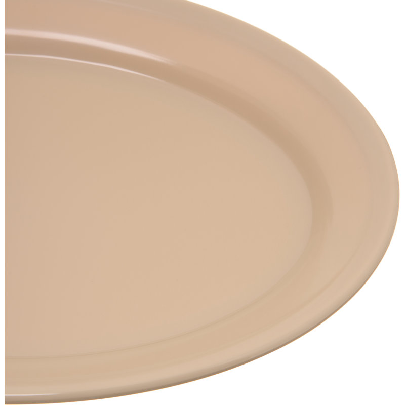 Plateau ovale en mélamine Dallas Ware®, l 8,5 po x l 12 po, Brun clair