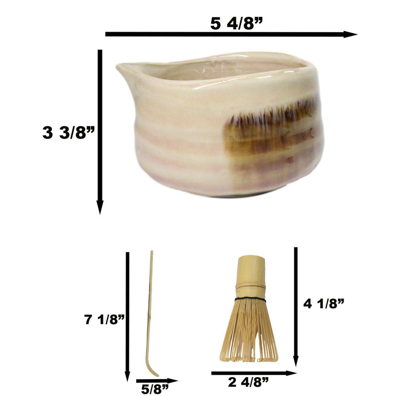 Ensemble de fouets et cuillères à crème en céramique japonais