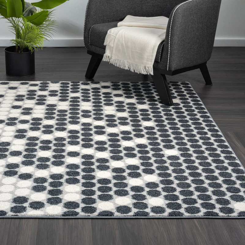 Tapis octogonal moderne Abani Rugs Nuevo NUE270A, Rectangle 6 pi x 9 pi