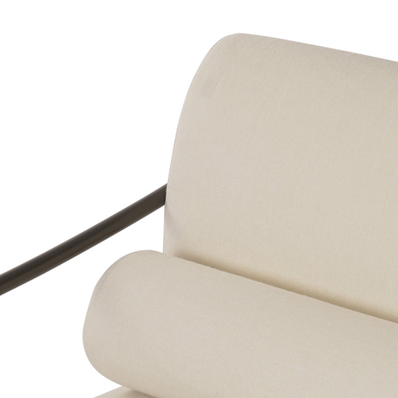 Granger Outdoor Chaise Lounge, Bombay Flax