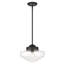 Luminaire suspendu de style école à 1 lumière Ingalls -1827169850-1827169849