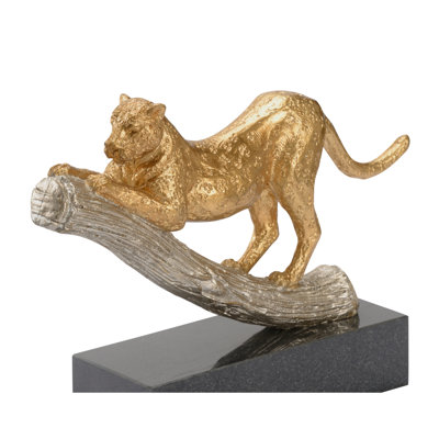 Leopard on the Hunt Figurine