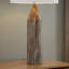 Lampe de table en métal 30 po avec finition en faux marbre Jevgeni - ensemble de 2